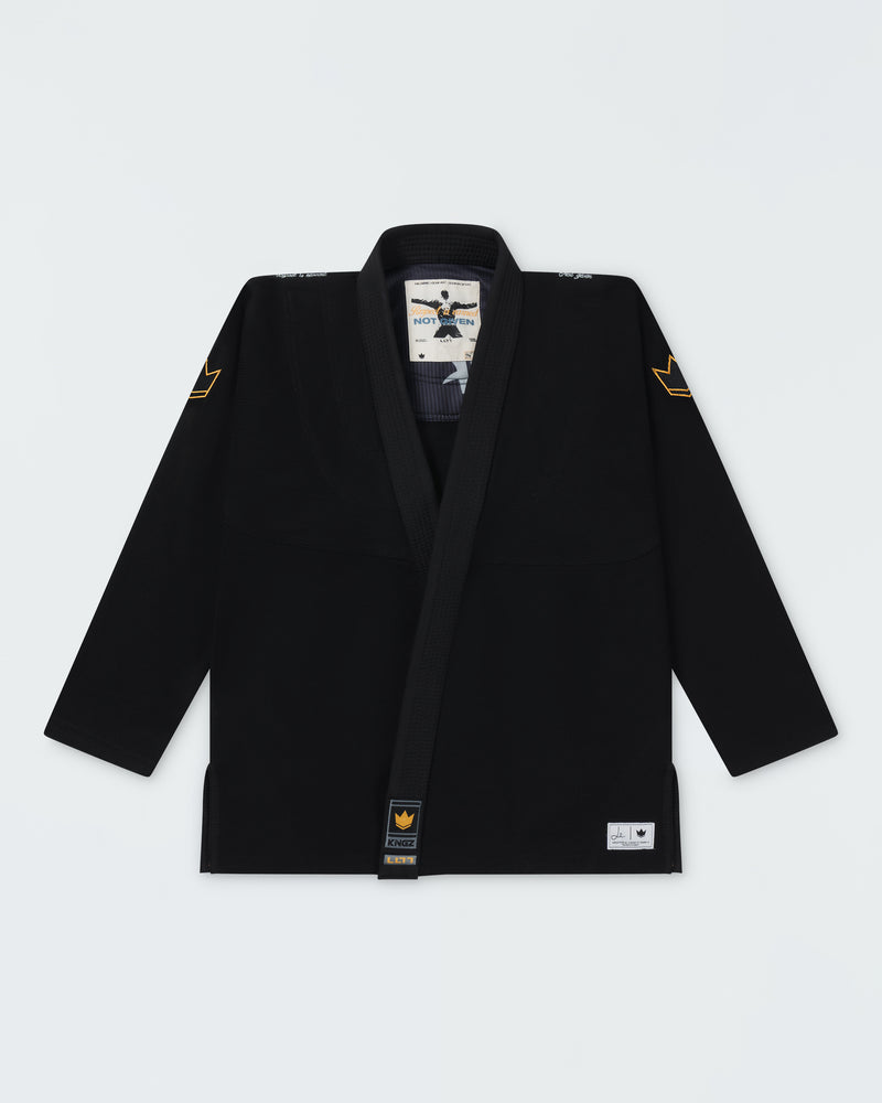 Kingz Legends Never Die Respect Youth BJJ Gi - Black