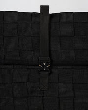 Kingz Born to Rule Women's Jiu Jitsu Gi - White - Close-Up Detail View Black Woven Strap Buckle Texture Reinforced Stitching Durable Design BJJ Gi Training [color:White]