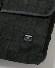 Kingz Born to Rule Women's Jiu Jitsu Gi - Military Green - Close-Up Detail View Woven Texture Black Kingz Label Premium Crafted Gear Patch BJJ Gi [color:Military Green]