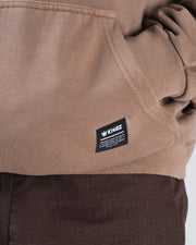 Kingz HQ V2 Hoodie - Hem Detail - Black Kingz Premium Crafted Woven Label - Taupe - Men's BJJ Hoodie
