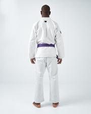 Kingz Nano 3.0 BJJ Gi White - Back View Embroidered Crown Logo Lightweight Competition Gi