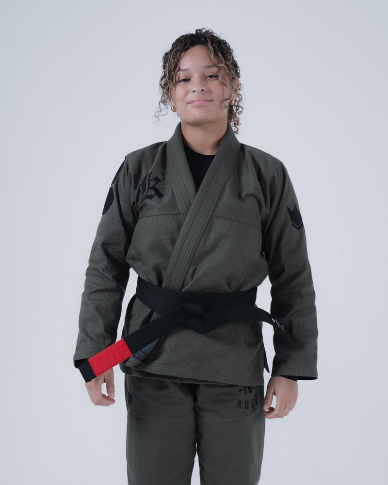 Kingz Born to Rule Women's BJJ Gi - Green