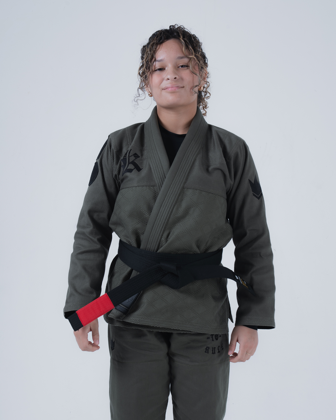 Kingz Born to Rule Women's BJJ Gi - Green