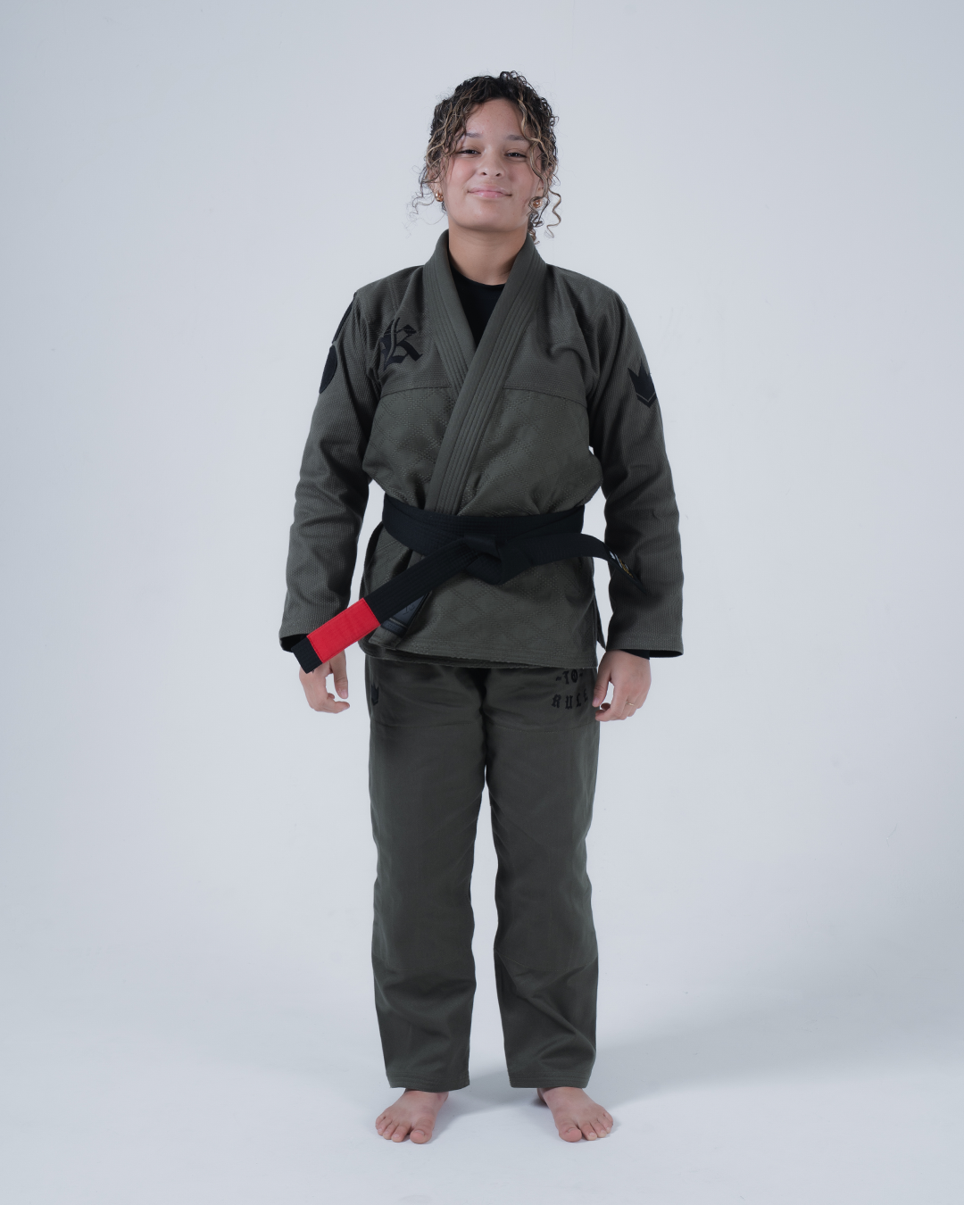 Kingz Born to Rule Women's BJJ Gi - Green