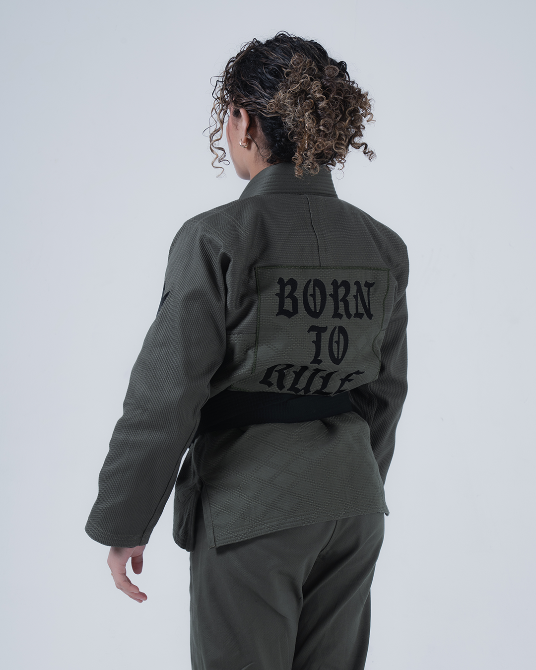 Kingz Born to Rule Women's BJJ Gi - Green