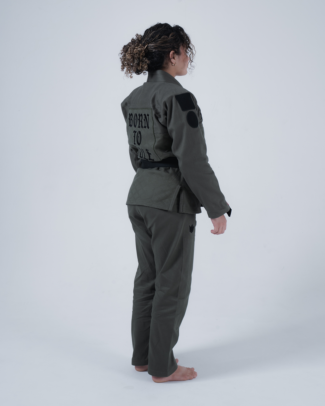 Kingz Born to Rule Women's BJJ Gi - Green