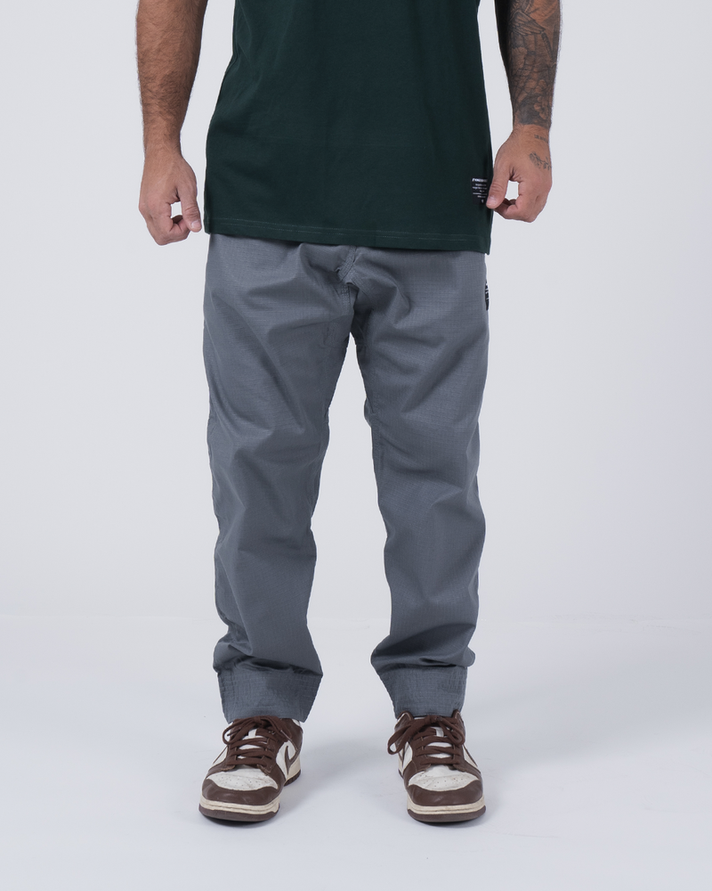 Kingz Casual Rip Stop Men's Gi Pants - Grey