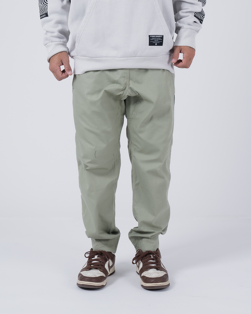 Kingz Casual Rip Stop Men's Gi Pants - Sage
