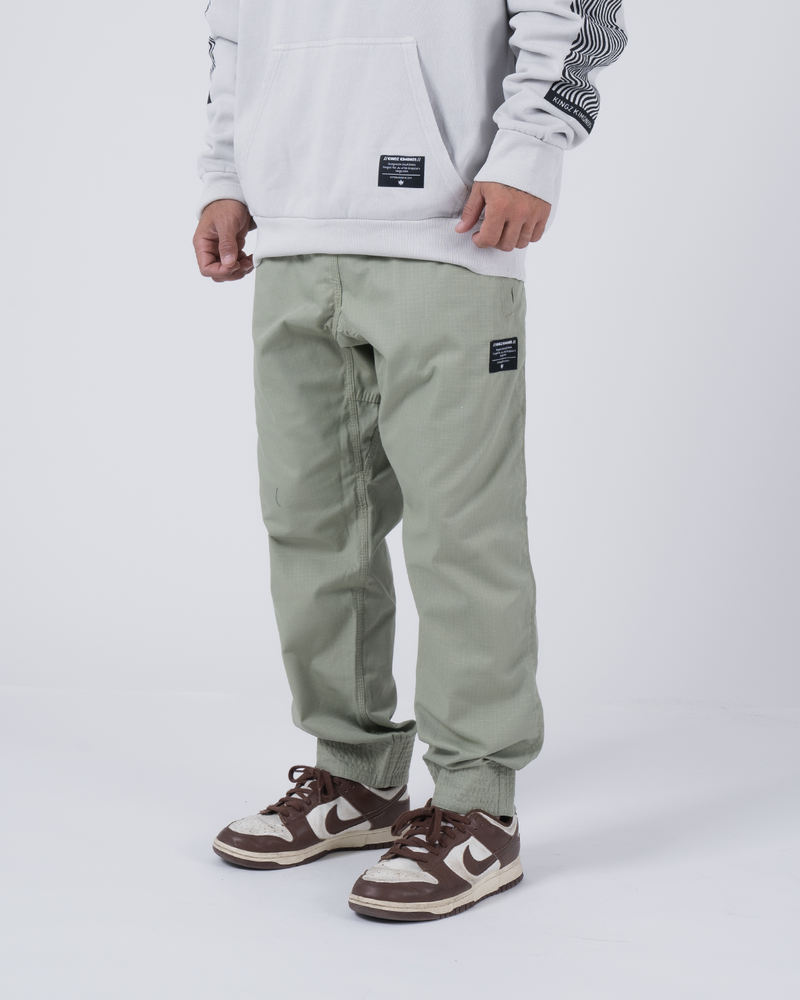 Kingz Casual Rip Stop Men's Gi Pants - Black