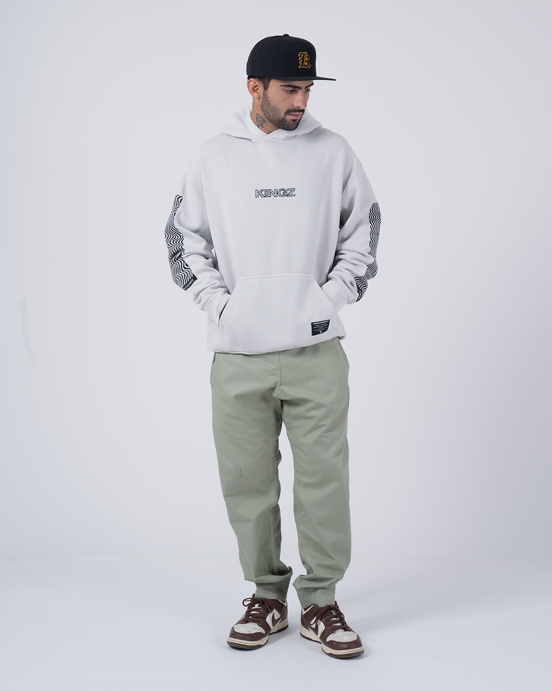 Kingz Casual Rip Stop Men's Gi Pants - Sage