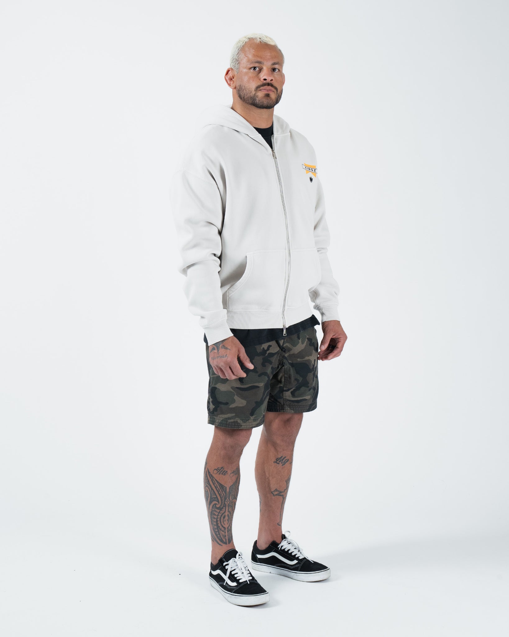 Flag Zip Up Hoodie