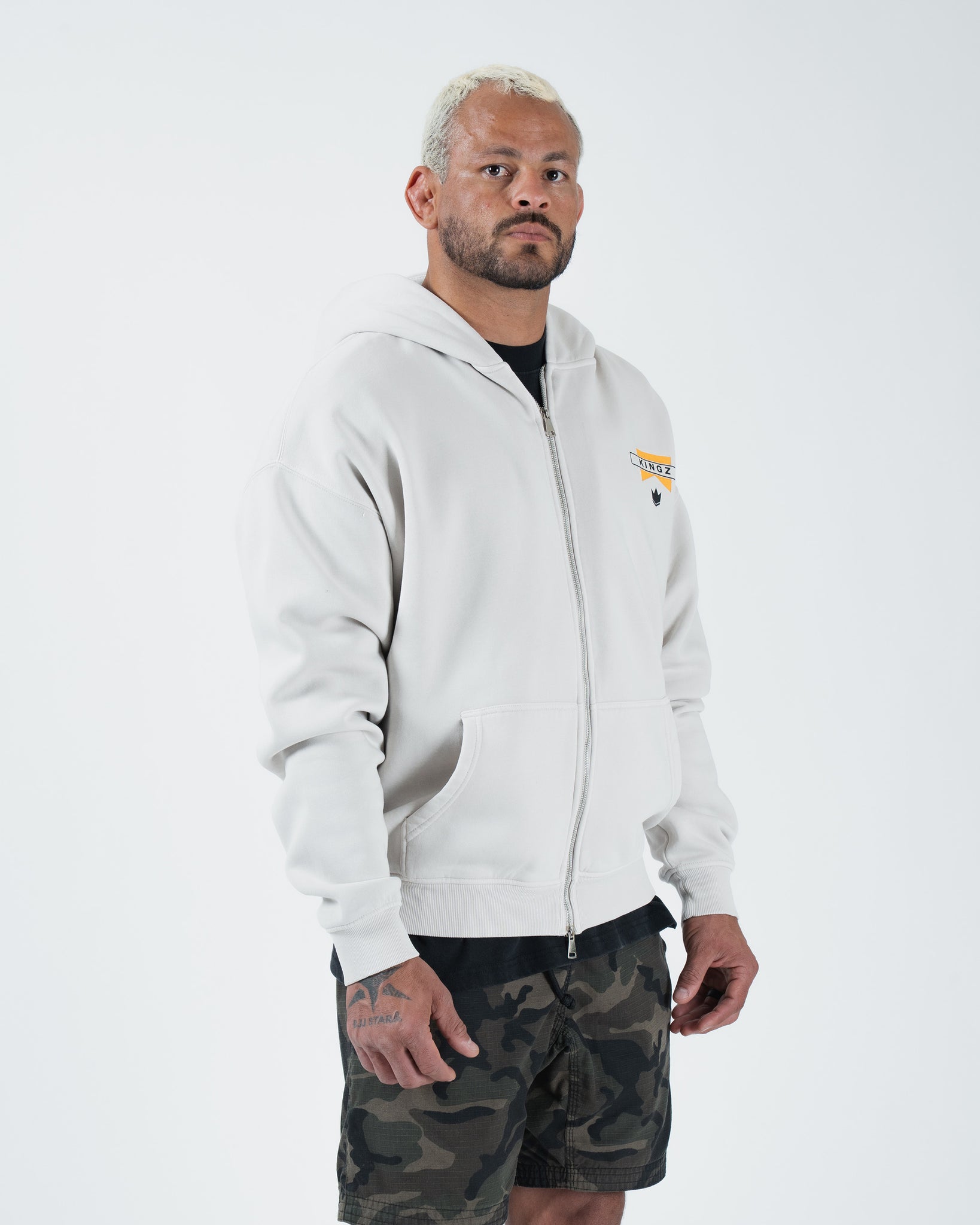Flag Zip Up Hoodie