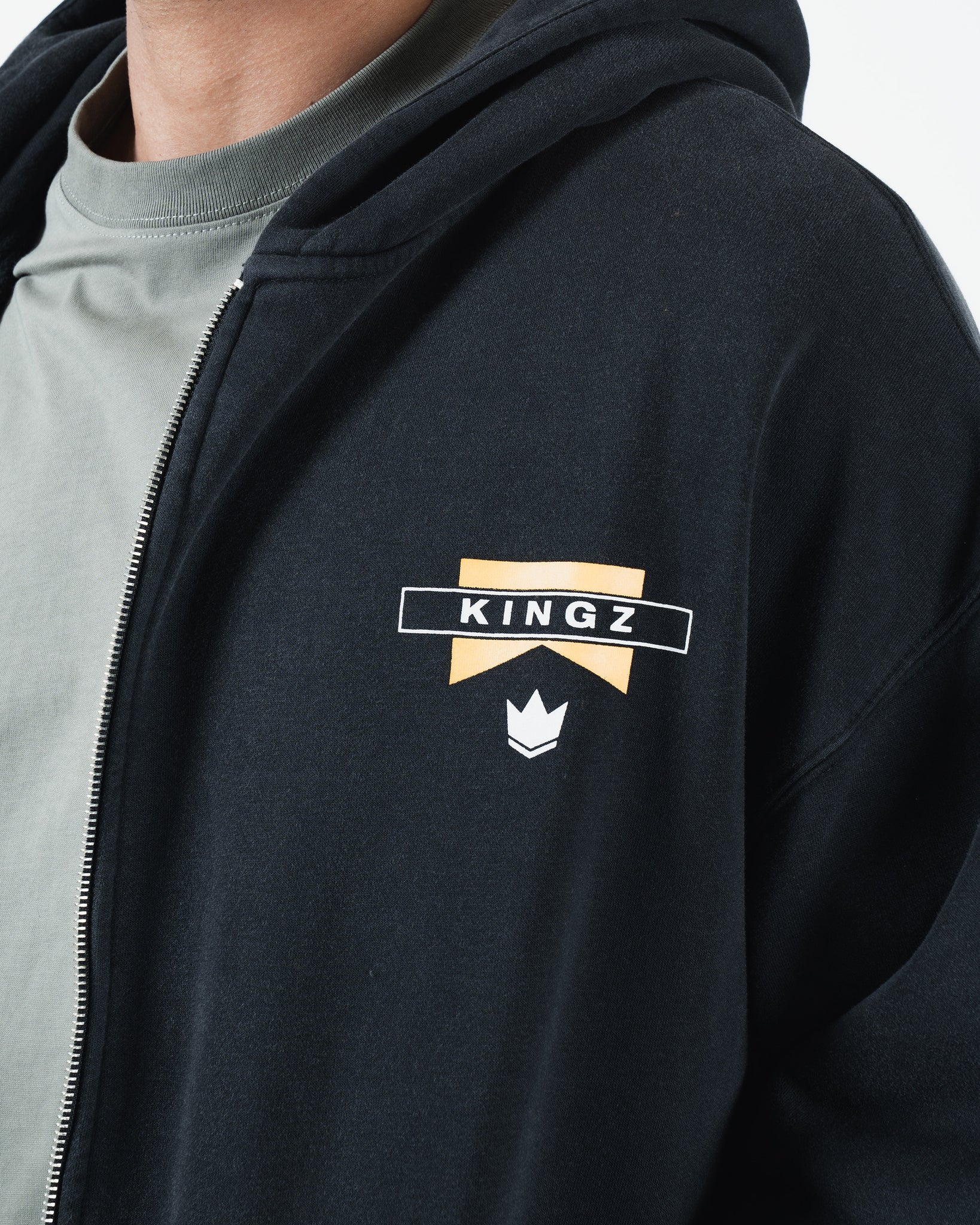 Flag Zip Up Hoodie
