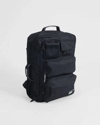 Kingz Tactical Backpack Black - Front View - 38L Multi-Compartment Durable Polyester BJJ Gear Backpack