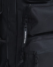Kingz Tactical Backpack Black - REIGN SUPREME Zipper Pull Close-Up - Pocket Zipper Detail BJJ Backpack
