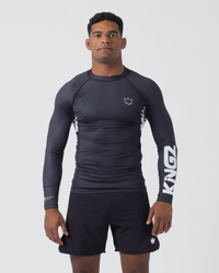 Ranked Performance V2 L/S Rashguard Black from Kingz