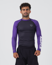 Ranked Performance V2 L/S Rashguard Purple from Kingz