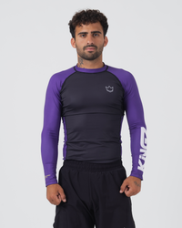 Ranked Performance V2 L/S Rashguard Purple from Kingz