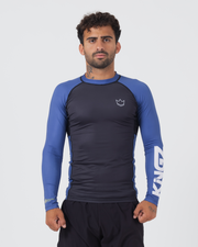 Ranked Performance V2 L/S Rashguard Blue from Kingz