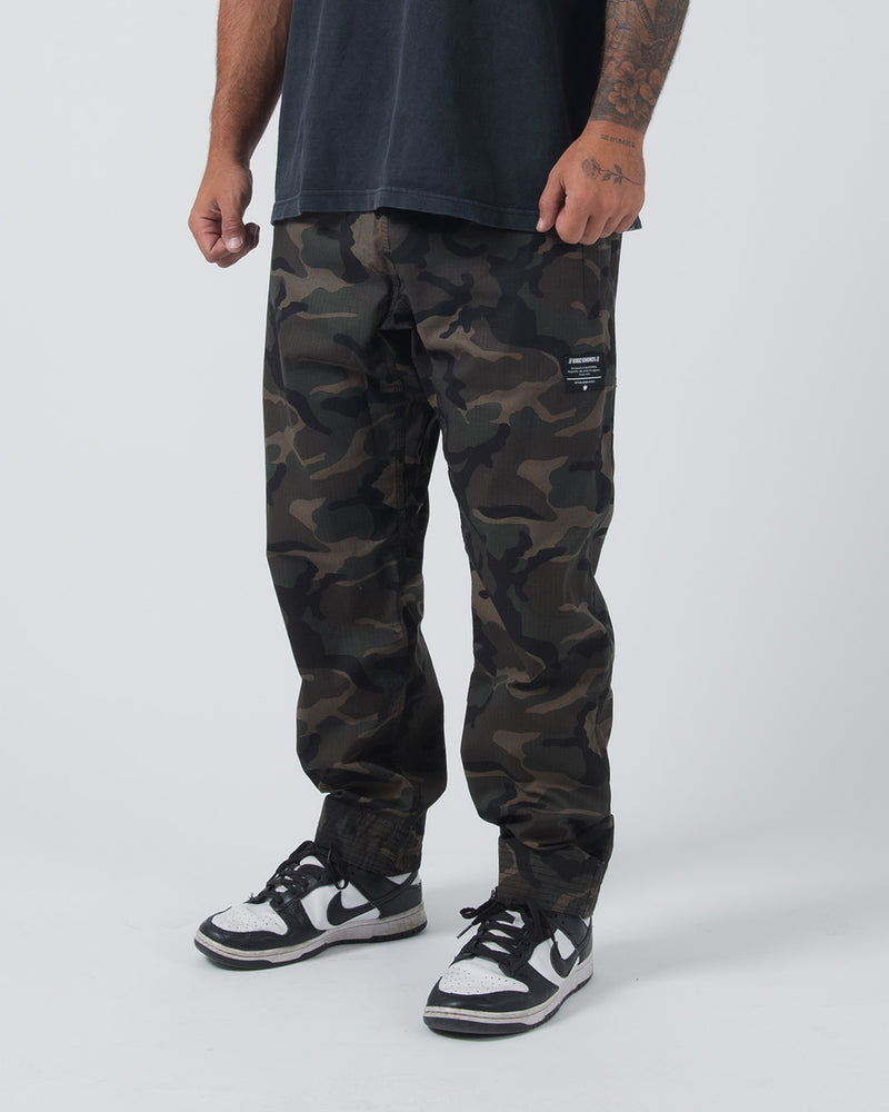 Kingz Casual Rip Stop Men's Gi Pants - Black