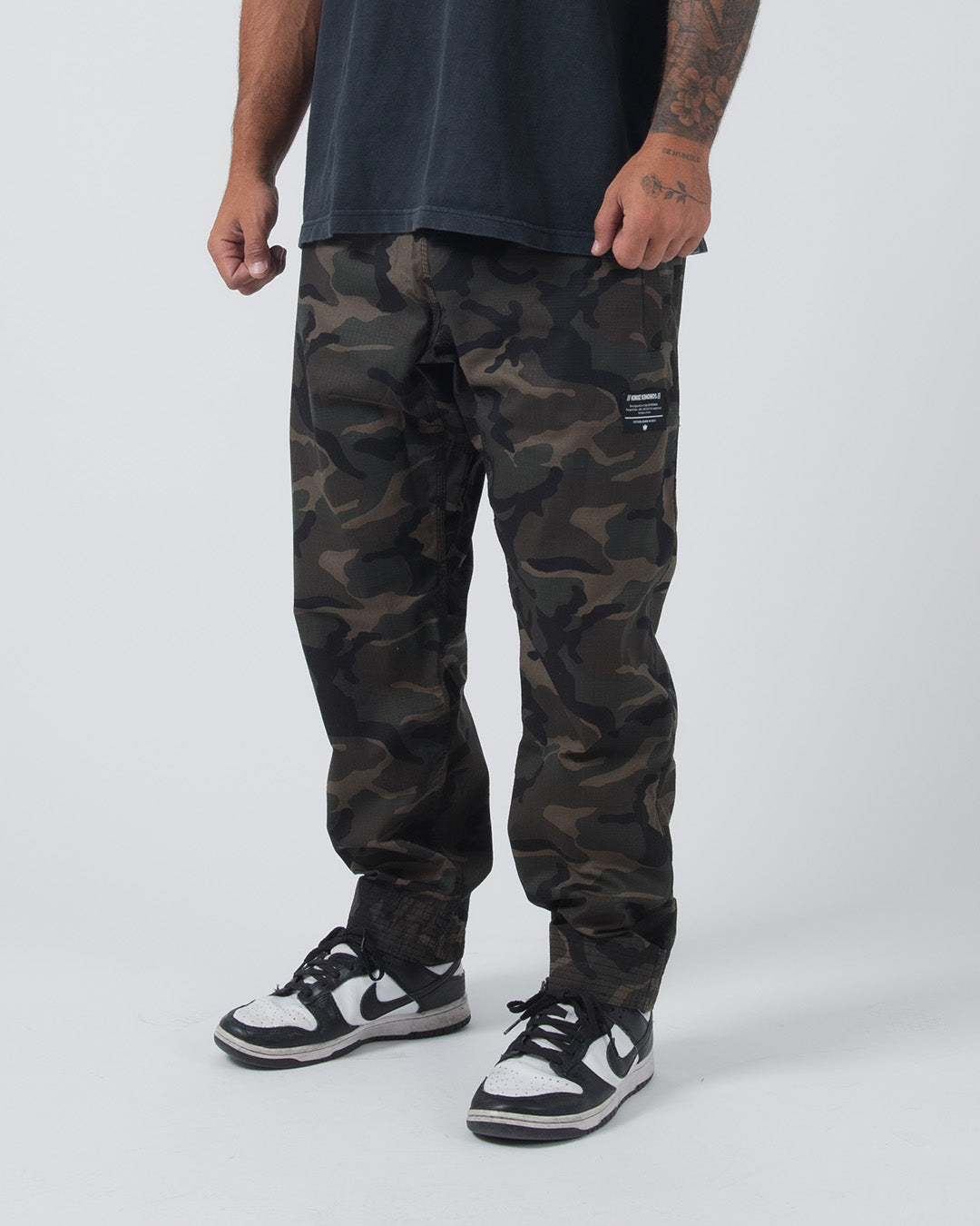 Kingz Casual Rip Stop Men's Gi Pants - Camo