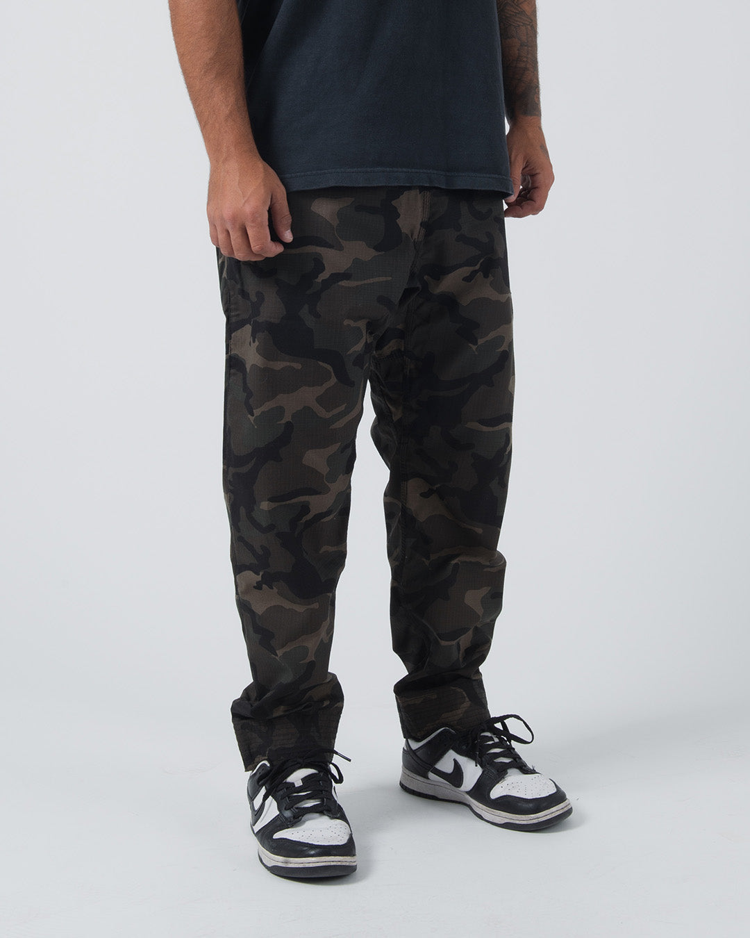Kingz Casual Rip Stop Men's Gi Pants - Camo