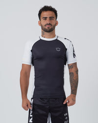 Ranked Performance V2 S/S Rashguard White from Kingz