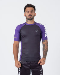 Ranked Performance V2 S/S Rashguard Purple from Kingz
