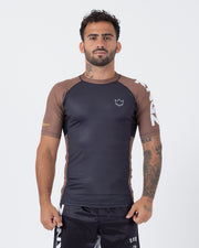 Ranked Performance V2 S/S Rashguard Brown from Kingz