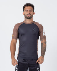 Ranked Performance V2 S/S Rashguard Brown from Kingz