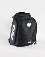 Kingz Convertible Backpack 2.0 Black - Front Angled View - Converts Backpack to Duffel BJJ Gear Bag