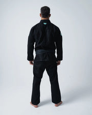 Kingz Classic 3.0 BJJ Gi Black - Side View Full Body Lightweight Uniform with Gi Bag Included