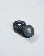 Kingz Athletic Tape Black - Angled View - Black Sports Tape KINGZ Crown Logo BJJ Joint Taping Support