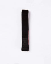 Kingz Absolute Premium Belt - Black Belt Full View - Black Label High Quality Cotton BJJ Rank Belt