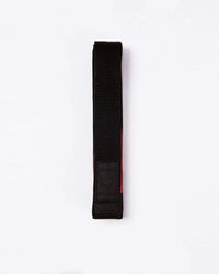 Kingz Absolute Premium Belt - Black Belt Full View - Black Label High Quality Cotton BJJ Rank Belt