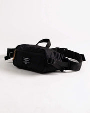 Kingz Cross Body Bag Black - Angled Product View - 3/4 Angle Hip Pack KINGZ Badge BJJ Training Bag