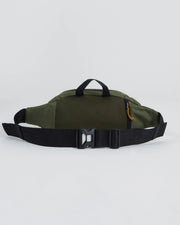 Kingz Cross Body Bag Military Green - Back View - Buckle Closure Adjustable Strap BJJ Hip Pack