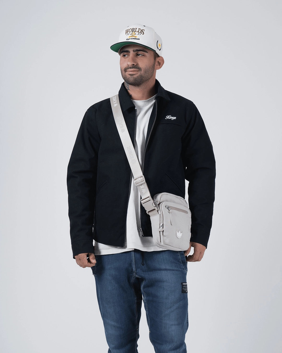 Kingz Side Bag - Cream