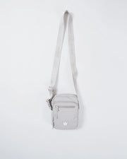 Kingz Side Bag Cream - Full Length View - Extended Adjustable Shoulder Strap - BJJ Crossbody Bag Cream