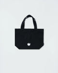 Kingz Kore Eco Bag - Front View - Black Canvas Tote with Crown Logo - BJJ Lifestyle Gear Bag