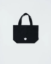 Kingz Kore Eco Bag - Front View - Black Canvas Tote with Crown Logo - BJJ Lifestyle Gear Bag