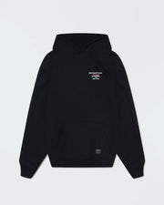 Kingz Gentle Art Club Hoodie - Flat Lay Front - Gentle Art Club Chest Graphic - Black - Men's BJJ Hoodie