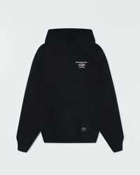 Kingz Gentle Art Club Hoodie - Flat Lay Front - Gentle Art Club Chest Graphic - Black - Men's BJJ Hoodie