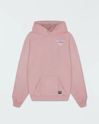 Kingz Gentle Art Club Hoodie - Flat Lay Front - Gentle Art Club Chest Graphic - Muted Pink - Men's BJJ Hoodie