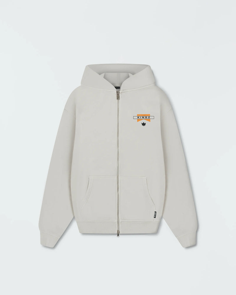 Flag Zip Up Hoodie - S