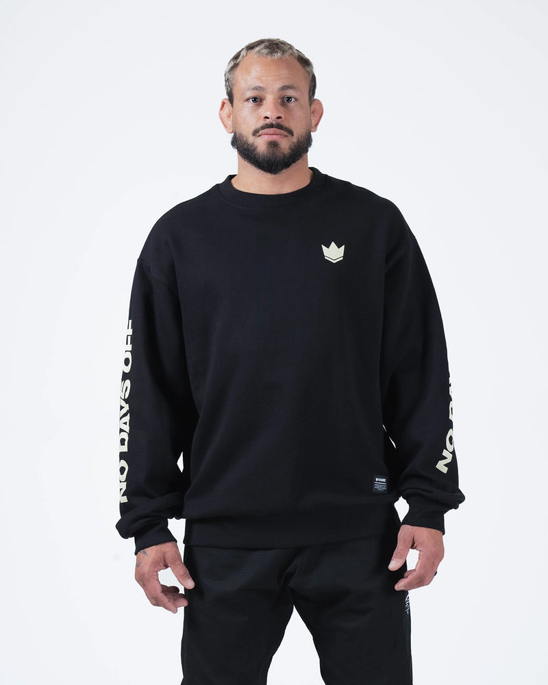 No Days Off Crewneck Sweater