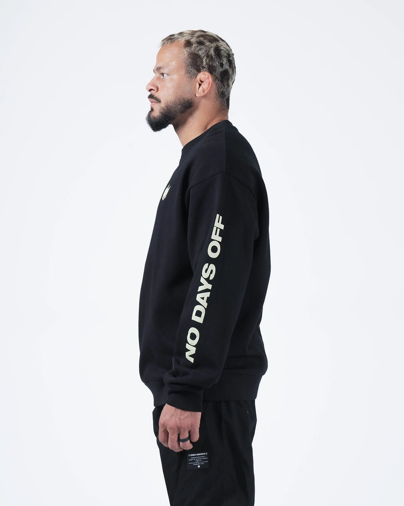No Days Off Crewneck Sweater