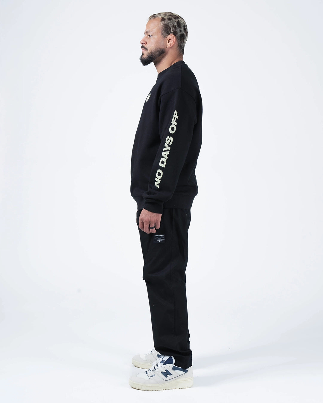 No Days Off Crewneck Sweater