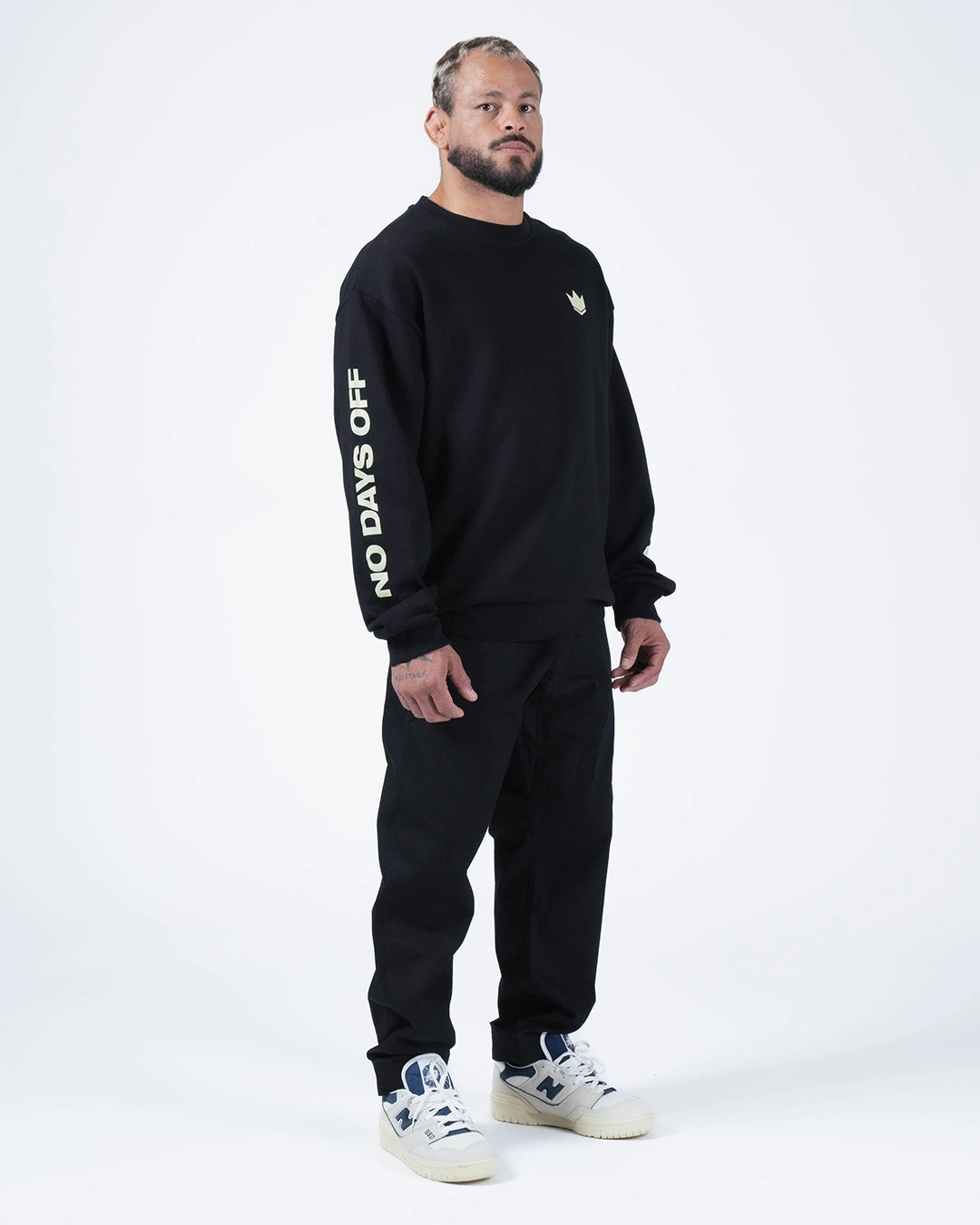 No Days Off Crewneck Sweater