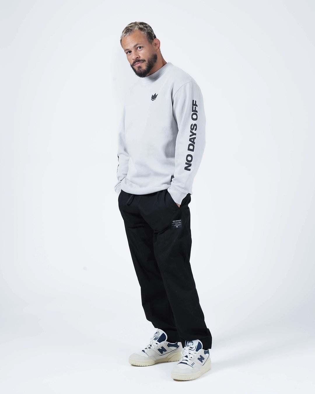 No Days Off Crewneck Sweater